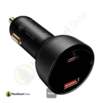 Usb And Type C Baseus Dual Port Usb And Type C Pps Qc Pd3.0 100w Car Charger - MaalGaari.Shop