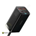 Upper View Baseus Gan3 Pro Desktop 2u+2c 100w Charger - MaalGaari.Shop