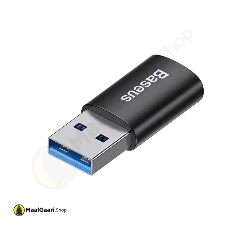 1 Baseus Ingenuity Series Mini Otg Adaptor Usb 3.1 To Type C Black - MaalGaari.Shop