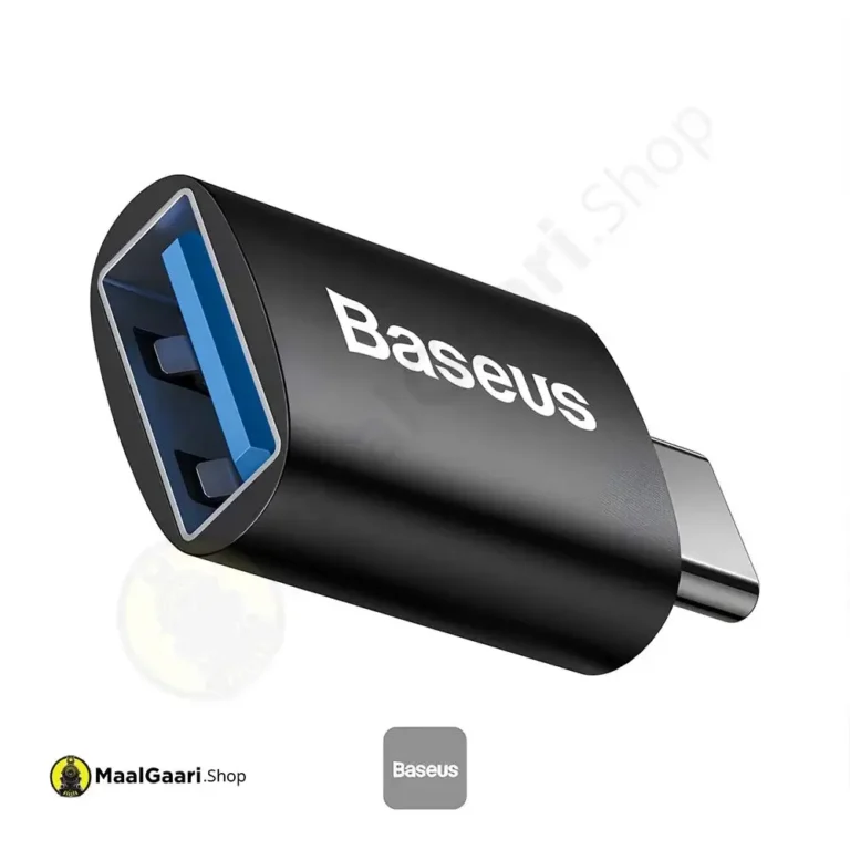 1 Baseus Type C To Usb 3.1 Otg Adapter Ingenuity Series Fast Data Transfer Speed Of 10gbps Black - MaalGaari.Shop