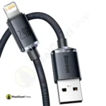 4 Baseus Crystal Shine Series Fast Charging Data Cable Usb Type A To Lightning - MaalGaari.Shop