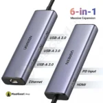 6 Useful Ports Ugreen 6 In 1 Usb C Pd Adapter With 4k Hdmi Hub 15598 1 11zon - MaalGaari.Shop