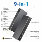 All 9 Ports Ugreen 9 In 1 Type C Docking Station 90912 6 11zon - MaalGaari.Shop