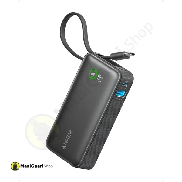 Black Color Anker Nano 30 Watts 10000mah Power Bank - MaalGaari.Shop