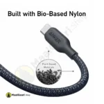 Build With Bio Based Nylon Anker Type C To Type C 240 Watts Cable - MaalGaari.Shop