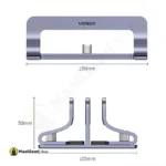 Dimensions Ugreen Vertical Laptop Stand Dual Slot 60643 - MaalGaari.Shop