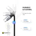 Durable & Flexible Ugreen 50152 2m Usb C 60w Pd Fast Charging Cable 3 11zon - MaalGaari.Shop