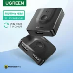 Eye Catching Look Ugreen 2in1 Out Hdmi Switcher 4k 60hz - MaalGaari.Shop