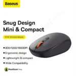 High Quality Features Baseus F01a Wireless Mouse Frosted Gray - MaalGaari.Shop