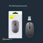 High Quality Packing Baseus F01a Wireless Mouse Frosted Gray - MaalGaari.Shop