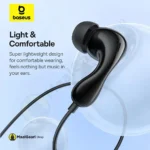 Light And Comfortable Baseus Hz20 Wired Handfree - MaalGaari.Shop