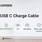 Mulitple Features Ugreen 60128 Usb A To Usb C Cable Aluminum Braid 2m 6 11zon 18 11zon - MaalGaari.Shop