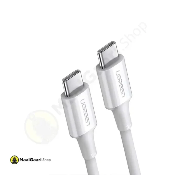 White Ugreen Type C To C Cable 100W 1M Black 80371 - Maalgaari.shop